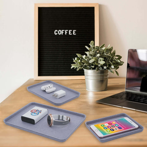 3-piece  EDC Catchall felt trays